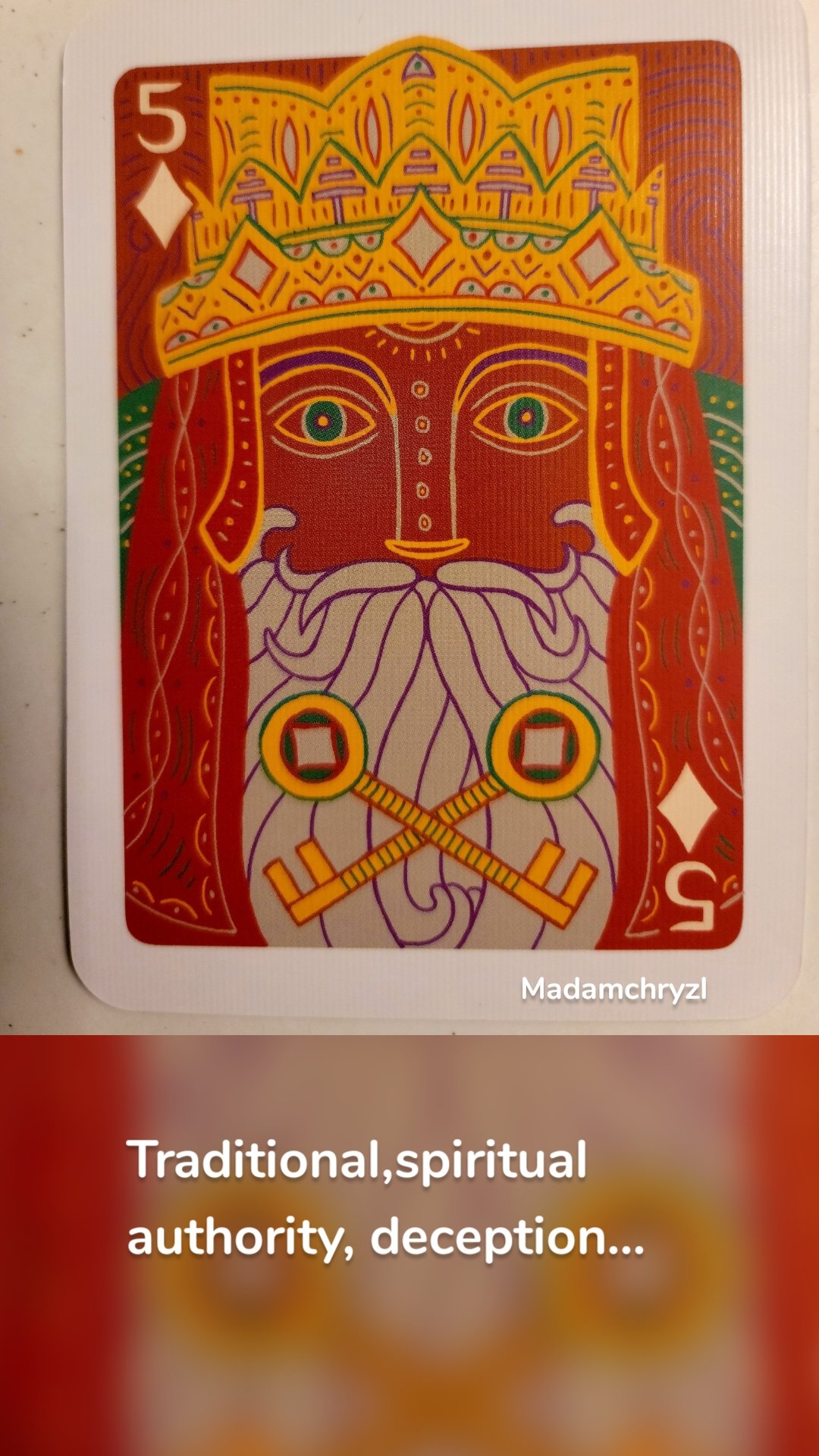 Traditional,spiritual authority, deception... Madamchryzl