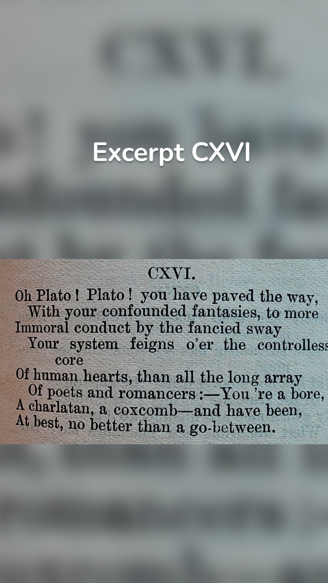 Excerpt CXVI